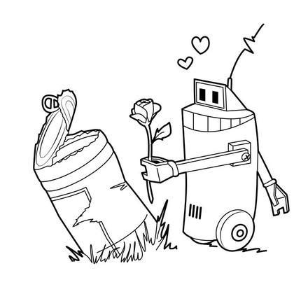 robot coloring pages drawing  kids   games