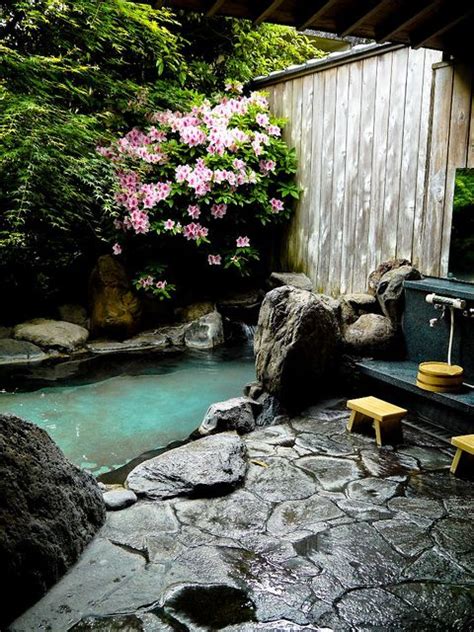 outdoor onsen in 2019 zen garden design japanese bath garden