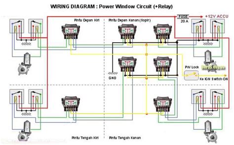 universal power window switch wiring diagram  faceitsaloncom