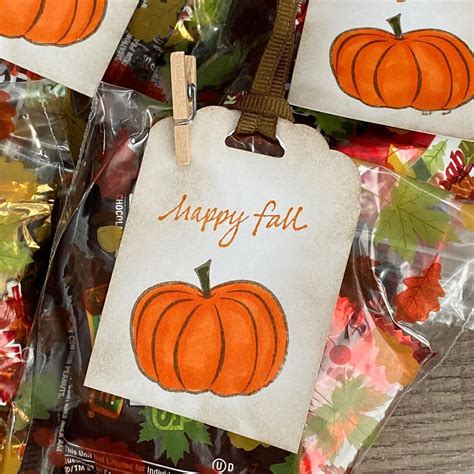 happy fall treat bags    blog today creatingme fall