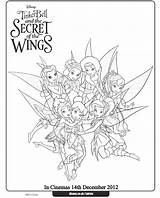 Coloring Tinkerbell Pages Fairy Printable Wings Secret Tinker Bell Fairies Crazy Library Clipart Cartoon Pirate Print Popular Coloringhome Printing Help sketch template