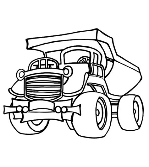 top   printable dump truck coloring pages