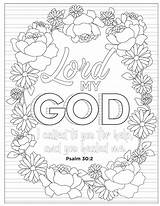 Psalm Printable sketch template