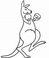 Kangaroo Boxing Drawing Logo Outline Australian Tattoo Cup Defence 1987 America Ltd Einfach Zeichnen Känguru Kangaroos Drawings Malen Ipaustralia Au sketch template