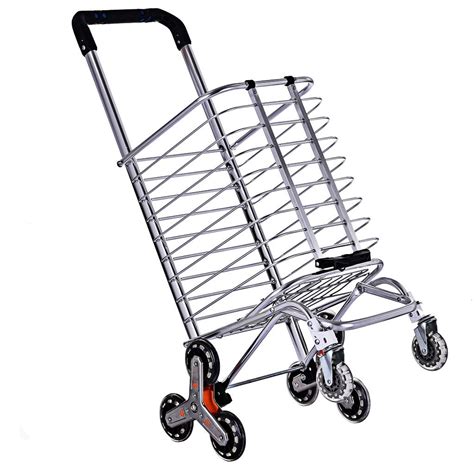 shopping cart portable utility carts folding trolley stair climbing