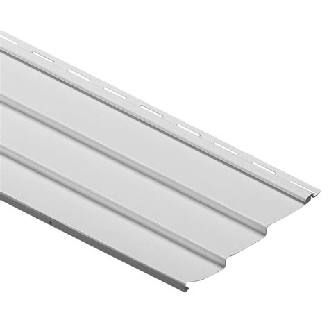 durabuilt  pack traditional white vinyl siding panels       lowescom