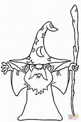 Coloring Pages Wizard Old Gnomes Para Colorear Adults Wizards Printable Colouring Color Gnome Drawing Sheets Kids sketch template