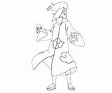 Deidara Ausmalbilder Sasuke Narutopedia sketch template