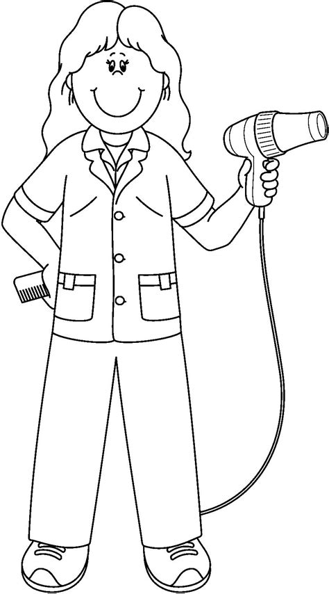 printable community helper coloring pages coloring  community