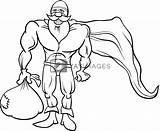 Super Kolorowanki Izakowski Superhero Bohater Claus Yayimages sketch template