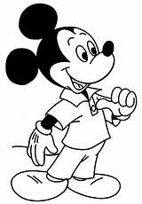 Coloring Mickey Mouse Pages Disney Original Colorear Para Pointing Goofy Rocks Originales His Drawing Finger Baby Donald Himself Head sketch template