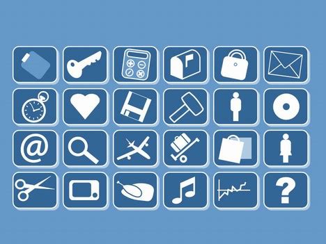 small clip art icons