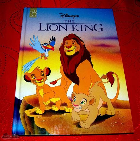 disney  lion king hard cover book paradise newfoundland labrador nl classifieds