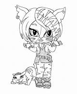 Monster High Pages Coloring Abbey Getcolorings sketch template