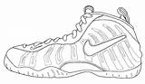 Shoes Drawing Shoe Lebron Jordan James Basketball Coloring Nike Kd Pages Air Foamposite Drawings Colouring Sneakers Sheets Template Sneaker Foam sketch template