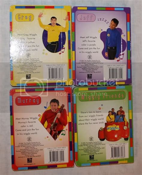 wiggles board books set   greg jeff murray wiggly friends ebay