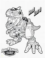 Ranger Dino Zord sketch template