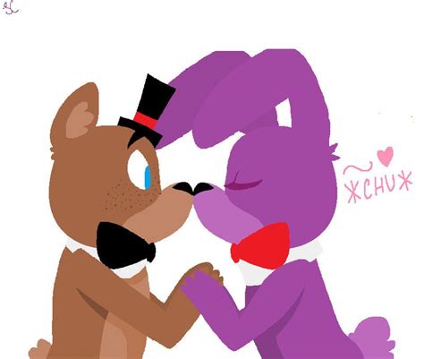 freddy x bonnie kiss by king ninners five nights at anime five nights