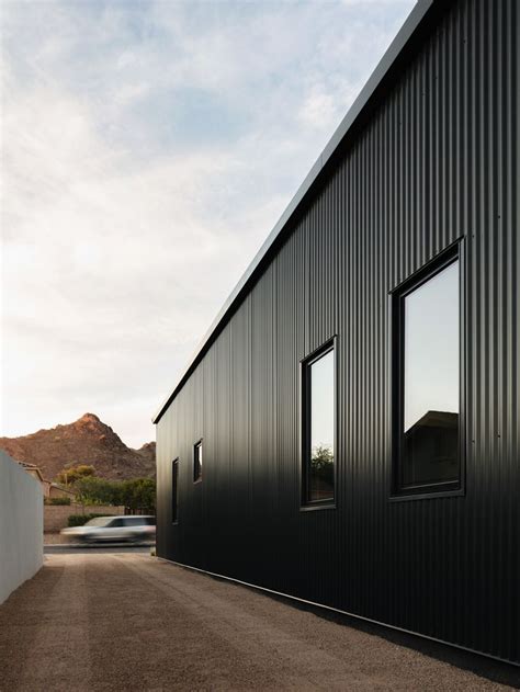 pleats modern exterior black house exterior exterior design