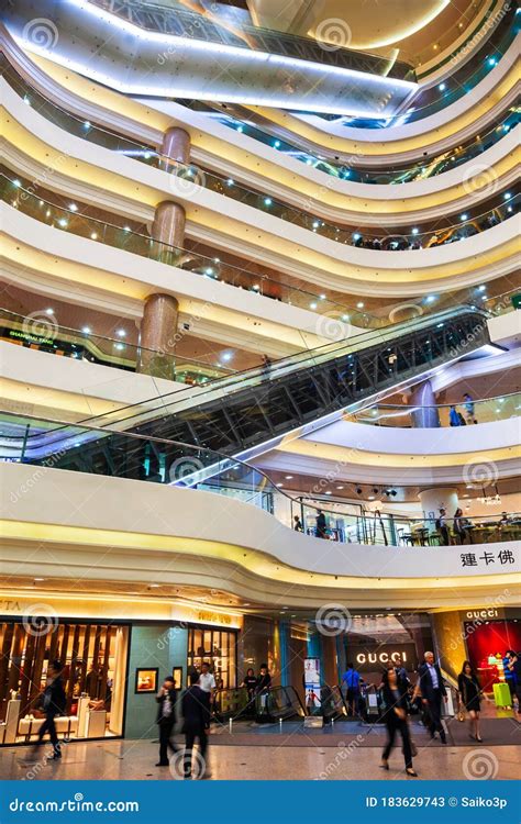 times square shopping mall hong kong editorial stock photo image