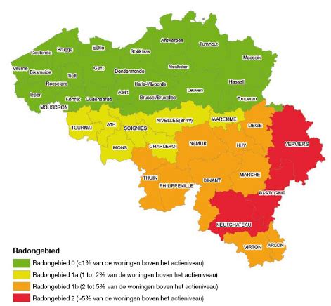 kaart belgie ardennen kaart