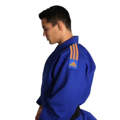 adidas judopak  quest blauworanje kopen bestel  bij gudz