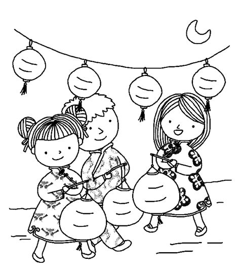 printable mid autumn festival coloring page  printable coloring pages