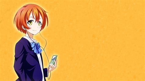 Anime Anime Girls Love Live Orange Hair Short Hair