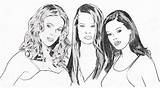 Charmed Coloring Pages Getcolorings Three Power sketch template