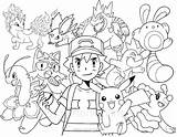 Pokemon Coloring Drawing Printable Pages Kids Pokèmon Nintendo Copyright Cartonionline sketch template
