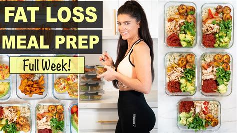 New Super Easy 1 Week Meal Prep For Weight Loss Healthy Recipes For