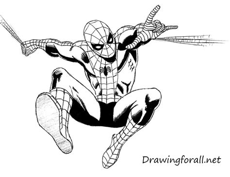 draw  amazing spider man