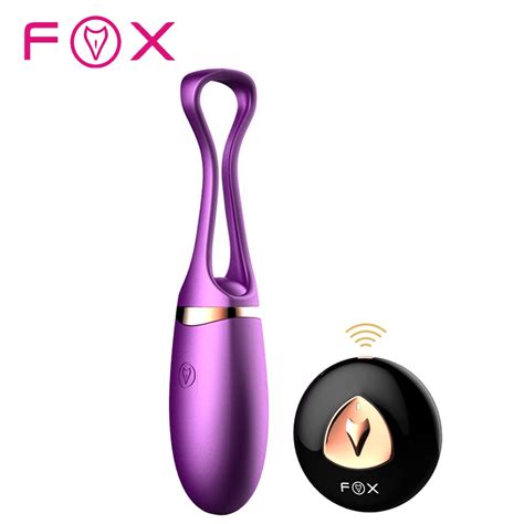 buy fox egg vibrator voice remote control sex toys for