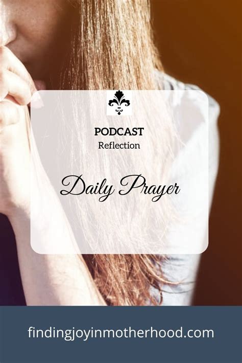 reflection daily prayer finding joy  motherhood