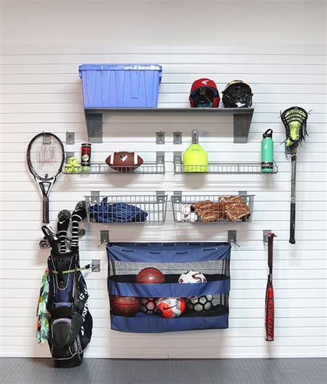 deluxe sports bundle storewall sports equipment storage slatwall