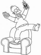 Simpson Homer Simpsons Coloriage Bart Colorir Preto Imprimer Coloriages Dessin Imprimir Legais Colorier Dibujar Homero Páginas Ausmalbilder Simson Marge Coole sketch template