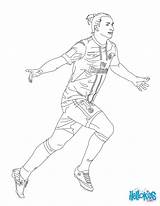 Coloring Pages Zlatan Soccer Players Sports sketch template