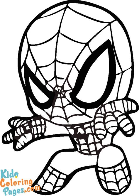 printable cute spiderman coloring pages spider man coloring page