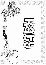 Katy Coloring Name Pages Color Print Names Girls Hellokids Posters sketch template