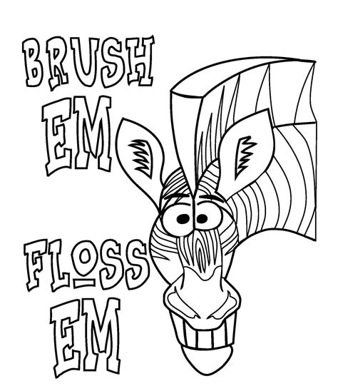 printable dental coloring pages  kids coloring home