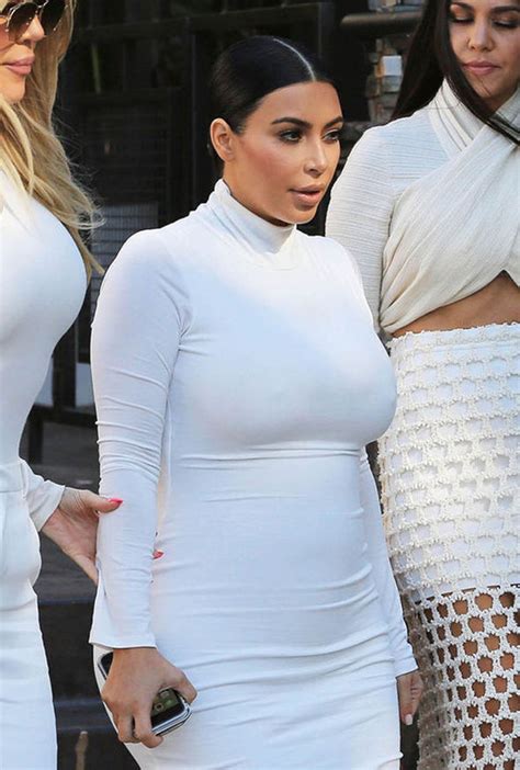 Kim Kardashian Poses With Kanye Outdoors For Nearly Naked Photoshoot