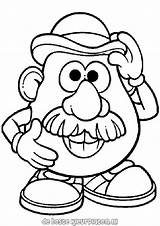 Potato Head Mr Coloring Pages Mrs Printable Outline Kids Color Print Sketch Template Colouring Easy Story Printables Cut Templates Books sketch template