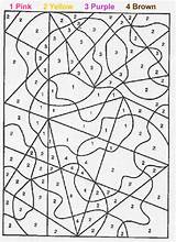 Mosaic Mosaik Zahlen Ausmalbilder Hellokids Numbers Rechnen sketch template