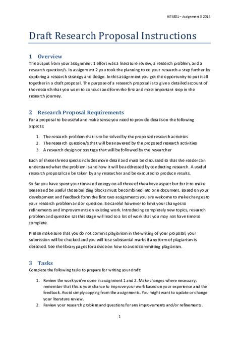 draft research proposal instructions  overview maryche
