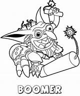 Skylanders Boomer Scribblefun Swap Force Desenho Getdrawings Tudodesenhos sketch template