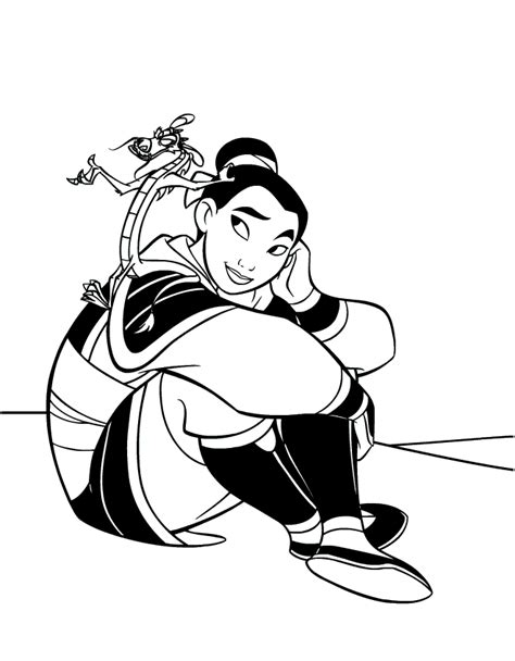 disney mulan coloring pages coloring home