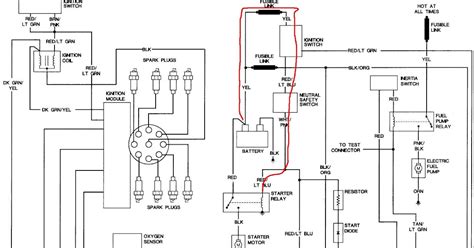 ford  starter solenoid wiring diagram  ford pickup turn signal switch schematic