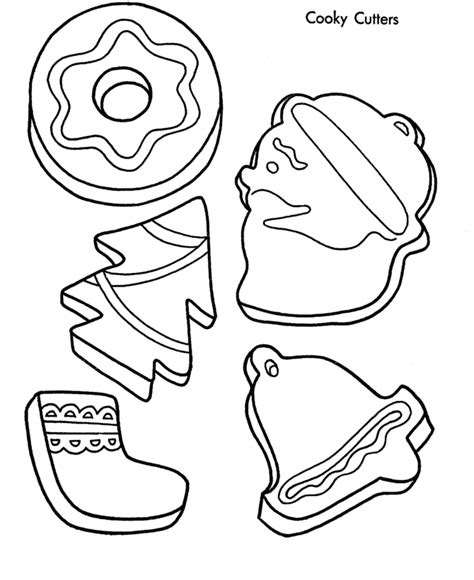 coloring christmas cookies   images  christmas cookie