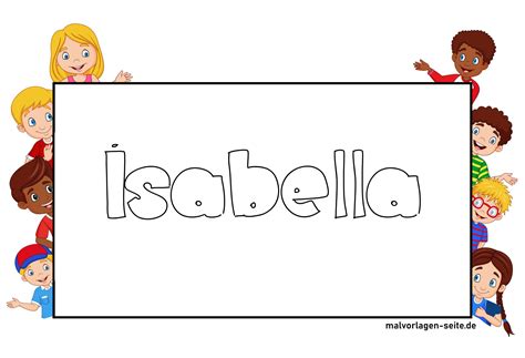isabella  coloring pages