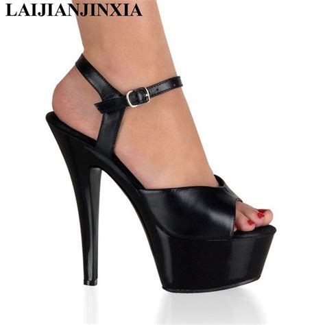 laijianjinxia sexy 15cm thin high heels 5cm waterproof platform shoes